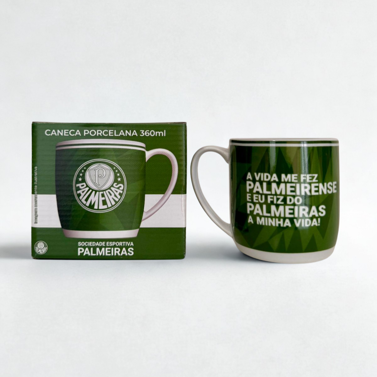 Caneca de Porcelana Licenciada – Palmeiras