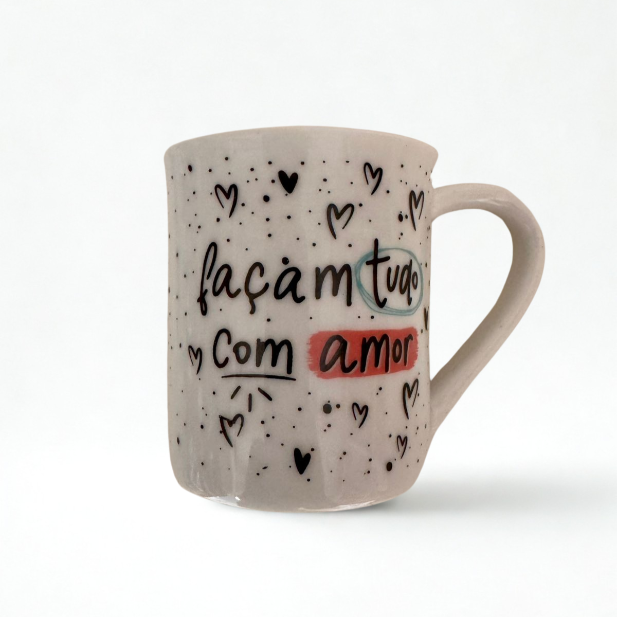 Caneca "Façam tudo com Amor"