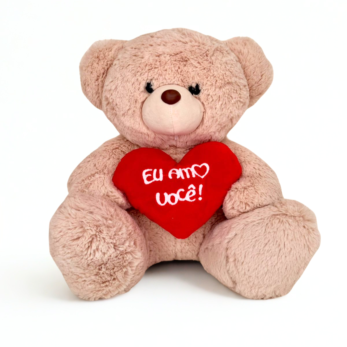 Urso de Pelúcia com Coração “Eu Amo você”