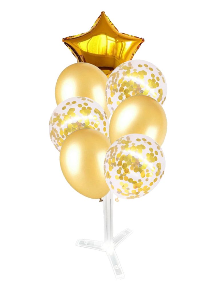 BUQUÊ DE BALÕES AMARELO