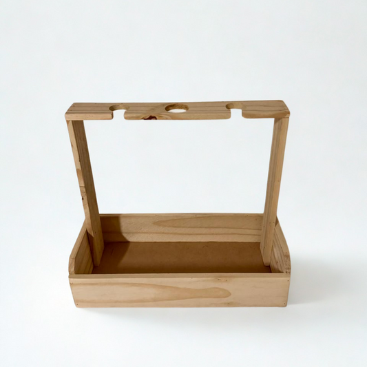 Cesta com Suporte para Vinho