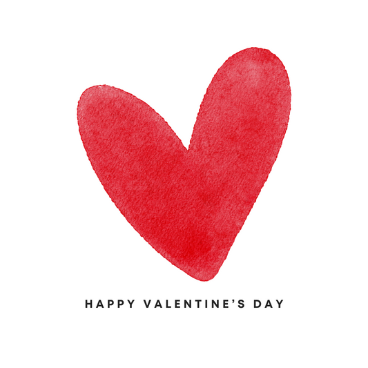 Cartão "HAPPY VALENTINES DAY"