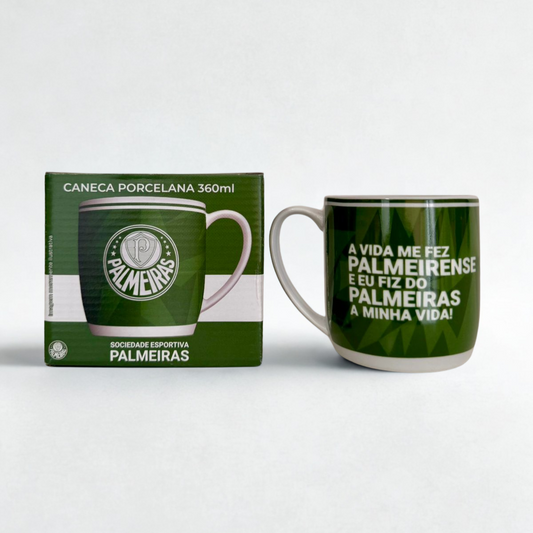 Caneca de Porcelana Licenciada – Palmeiras