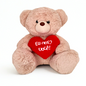 Urso de Pelúcia com Coração “Eu Amo você”