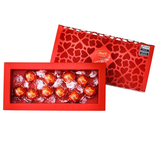 Caixa Corações Lindt Lindor ao Leite 112,5g