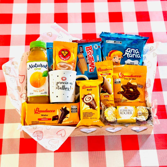 Cesta “Entre Cafés e Carinho”