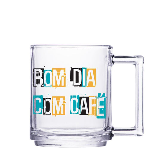 Caneca "BOM DIA COM CAFÉ"