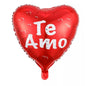 BALÃO DE CORAÇÃO VERMELHO 22CM TE AMO