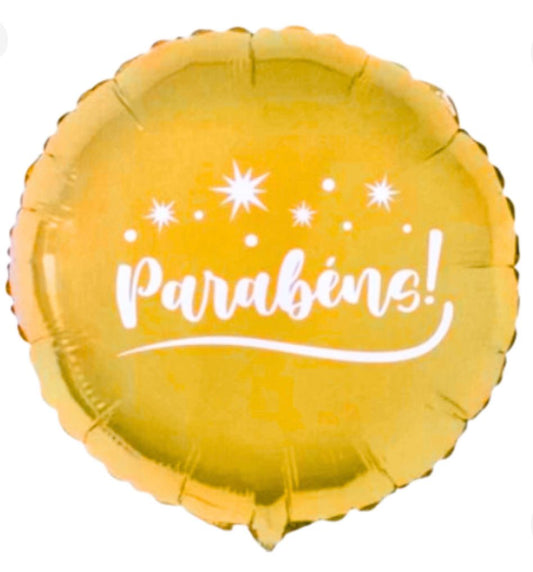 BALÃO 'PARABÉNS AMARELO"