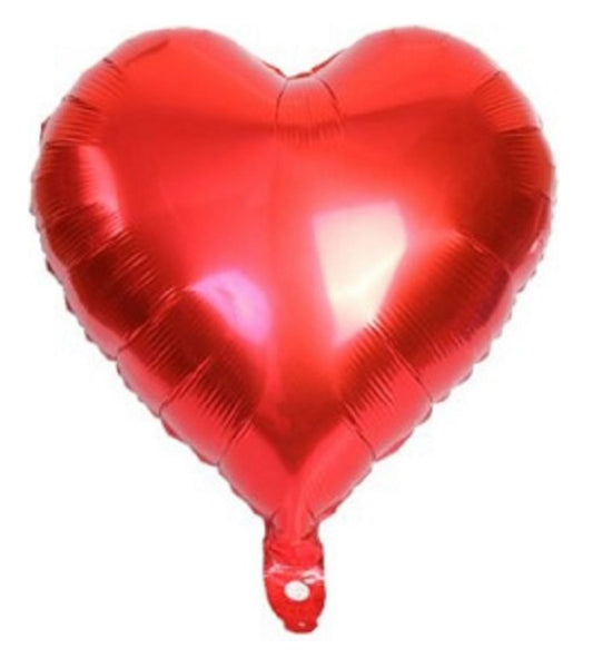 BALÃO DE CORAÇÃO VERMELHO 22CM