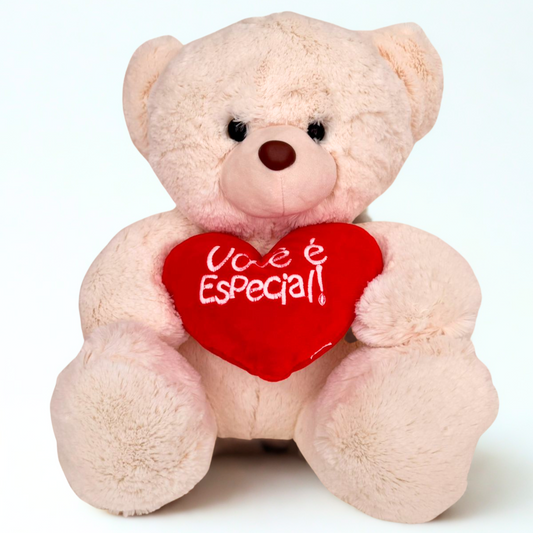 Urso de Pelúcia com Coração “Você é Especial"